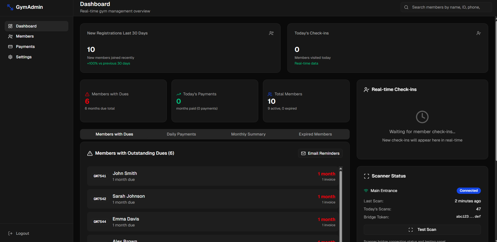 EvoTech Gym Management - Automated Biometric Sync